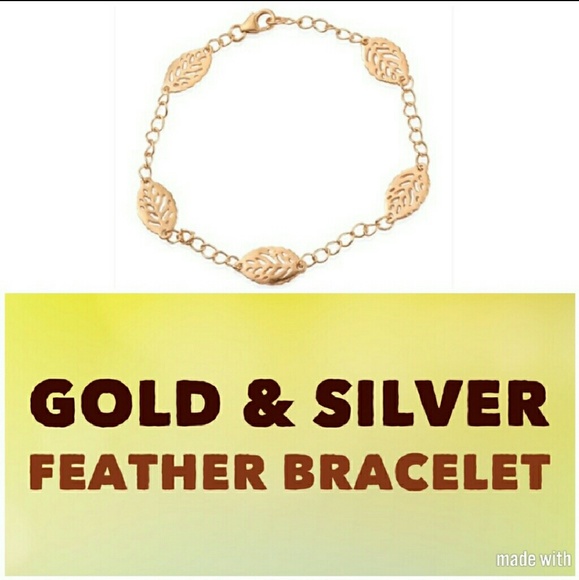 Jewelry - Gold Feather Bracelet